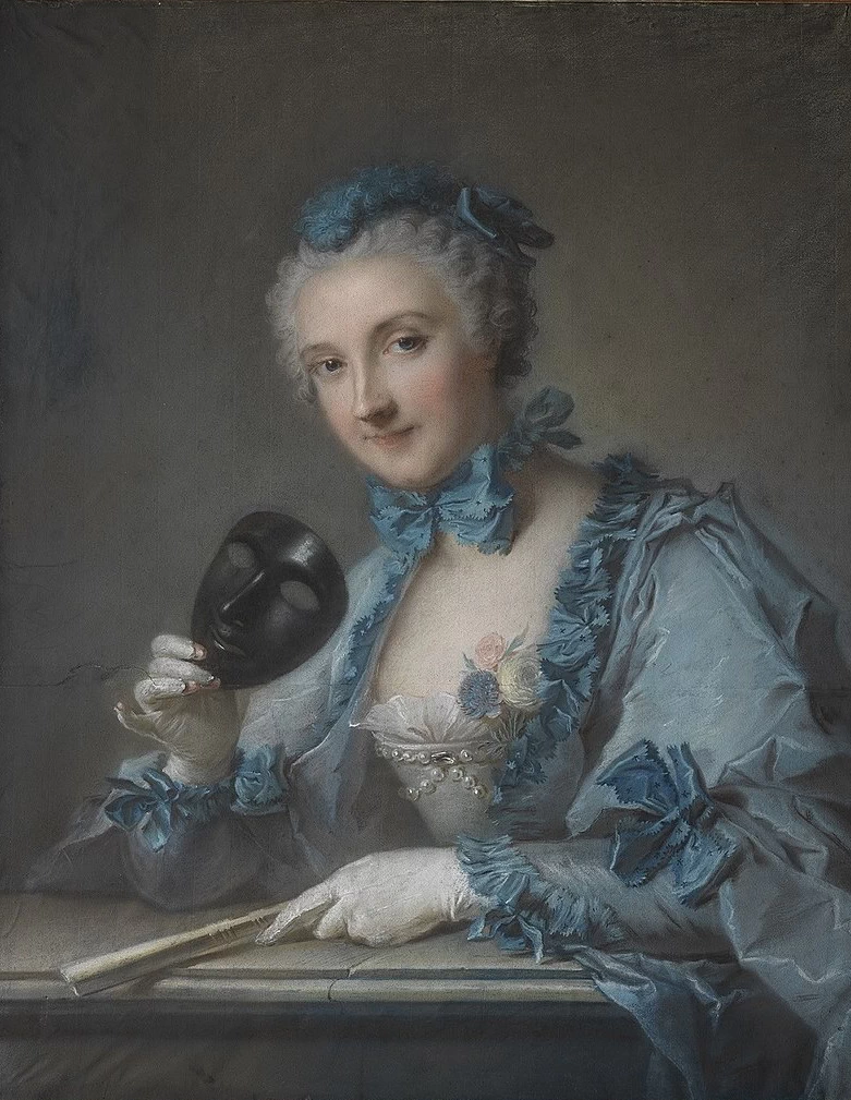 Ritratto di Louise Geneviève Le Blond - Karlsruhe, Staatliche Kunsthalle